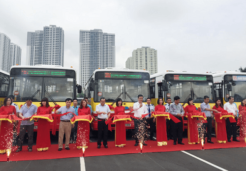 Tổng công ty vận tải Hà Nội mở mới tuyến buýt 95 và 96