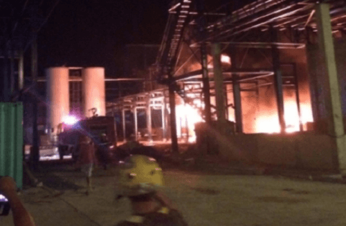 Thanh Hóa: Nhà máy chế biến dầu ăn “bốc hỏa” trong đêm