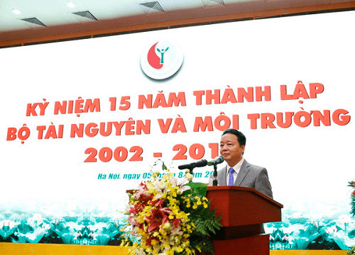 Diễn văn của Bộ trưởng Trần Hồng Hà tại buổi gặp mặt chào mừng 15 năm thành lập Bộ Tài nguyên và Môi trường
