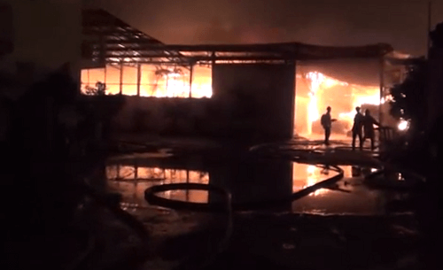 Bình Dương: Cháy lớn tại Công ty lâm sản Ba Thanh