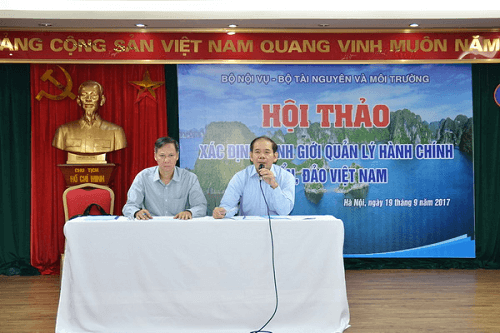 Hội thảo xác định ranh giới quản lý hành chính biển, hải đảo Việt Nam