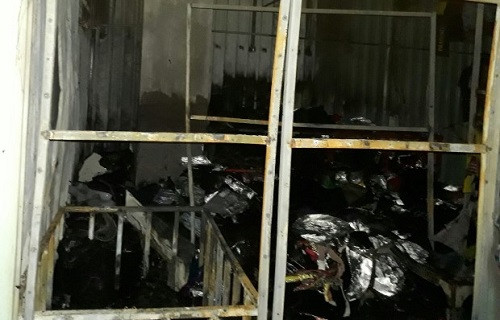 Tuy Phước (Bình Định): Cháy ki ốt chợ Diêu Trì thiệt hại gần 2 tỷ đồng