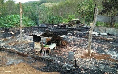 “Hỏa hoạn” thiêu rụi nhà dân, cháu bé 15 tháng tuổi tử vong