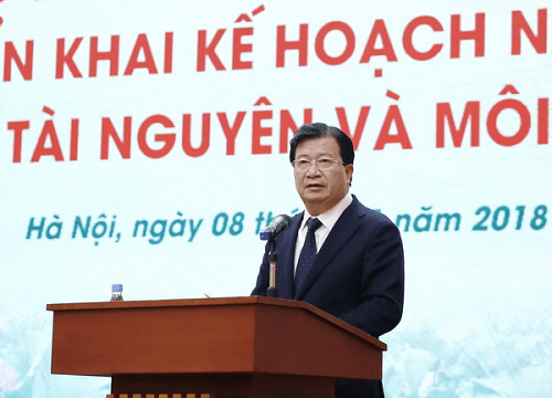 Phó Thủ tướng Trịnh Đình Dũng:  Bộ Tài nguyên và Môi trường cần tập trung thực hiện 8 nhiệm vụ trọng tâm