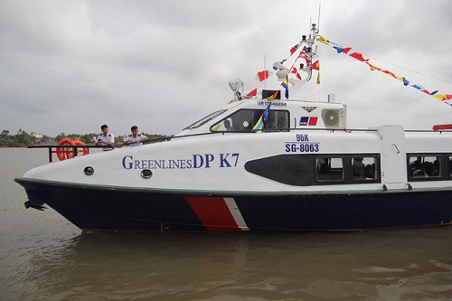 Tàu cao tốc Bến Tre-Tiền Giang-Vũng Tàu chính thức đi vào hoạt động