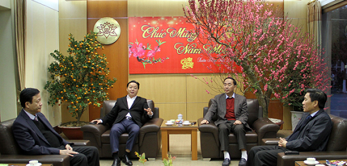 Bộ trưởng Bộ Tài nguyên và Môi trường Trần Hồng Hà thăm và làm việc tại Thái Nguyên