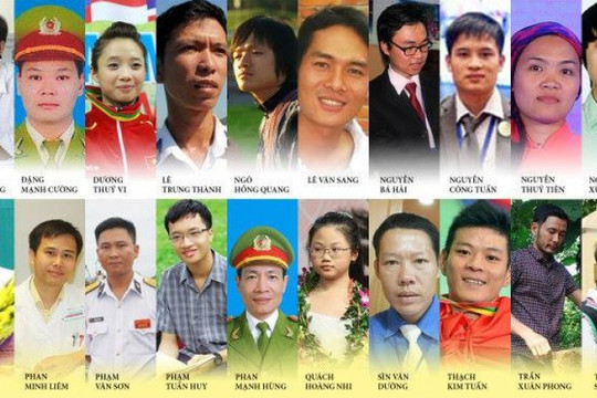 Công bố danh sách 10 Gương mặt trẻ Việt Nam tiêu biểu năm 2017