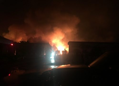 Hơn 5h đồng hồ dập tắt đám cháy ở công ty dệt trong KCN Biên Hòa 2