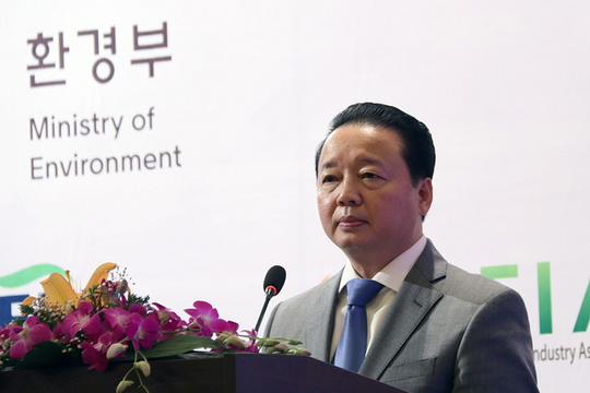 Bộ trưởng Trần Hồng Hà tham dự Diễn đàn hợp tác môi trường Việt Nam – Hàn Quốc 2018