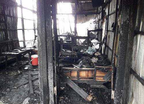 “Bà hỏa” thiêu rụi 9 ngôi nhà tại TP.Châu Đốc (An Giang)