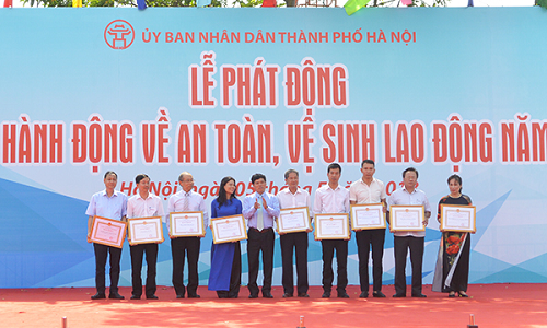 Hà Nội phát động Tháng hành động an toàn vệ sinh lao động năm 2018