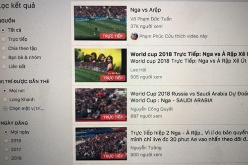 Việt Nam có nguy cơ bị “cấm cửa” xem World Cup vì nạn livestream lậu