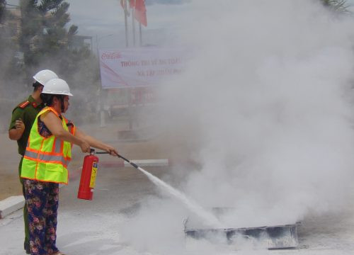 Đà Nẵng: Tập huấn Phòng cháy chữa cháy cho người dân địa phương