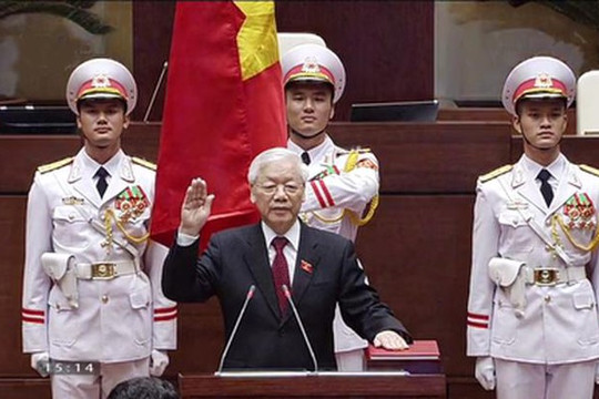 Tổng bí thư Nguyễn Phú Trọng được bầu giữ chức Chủ tịch nước