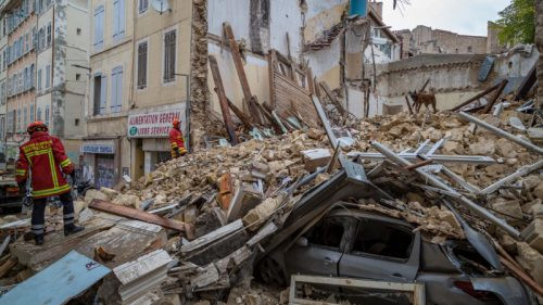 Pháp: Sập nhà trung tâm thành phố Marseille, không một ai sống sót