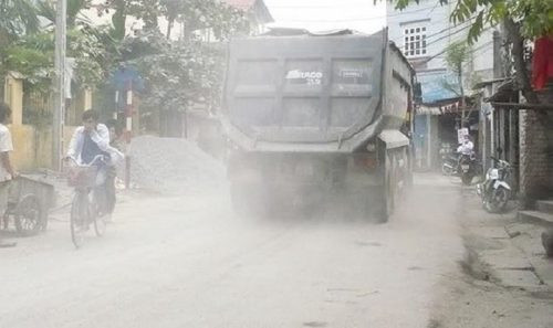 Báo động ô nhiễm bụi từ các công trình xây dựng tại Hà Nội