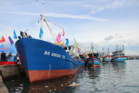 3 tàu cá của ngư dân Bình Định gặp nạn gần đảo Hải Nam, Trung Quốc