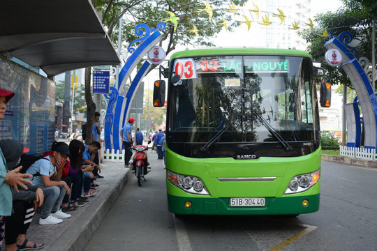 TP. Hồ Chí Minh: Tăng cường xe buýt dịp Tết Dương lịch 2019
