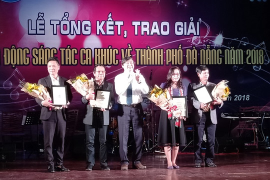 Trao giải Cuộc vận động sáng tác ca khúc về Đà Nẵng năm 2018