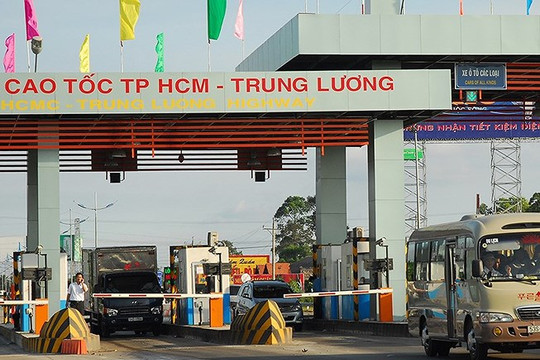 Từ 1/1/2019 dừng thu phí cao tốc TP.HCM – Trung Lương