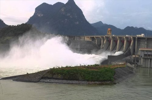 Hồ thủy điện Tuyên Quang sẽ mở 3 đợt xả nước