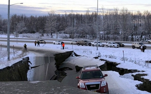 Alaska, Mỹ, động đất mạnh 5,4 độ richter