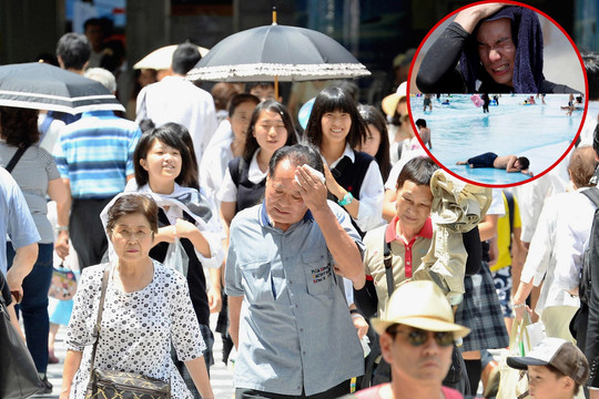 Nhật Bản: Hàng chục nghìn người nhập viện vì nắng nóng kỉ lục
