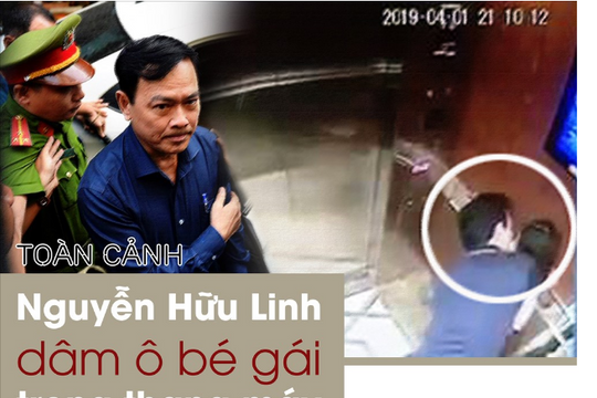 [Infographic] Toàn cảnh vụ Nguyễn Hữu Linh dâm ô bé gái trong thang máy
