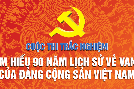 Kết quả thi trắc nghiệm “Tìm hiểu 90 năm lịch sử vẻ vang của Đảng Cộng sản Việt Nam”, tuần thứ nhất (26-8 đến 2-9-2019)