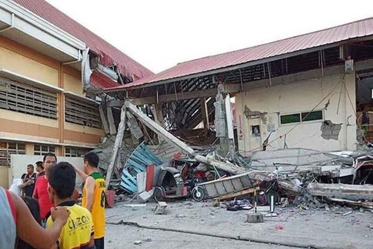 Động đất mạnh 6,4 độ Richter rung chuyển Philippines