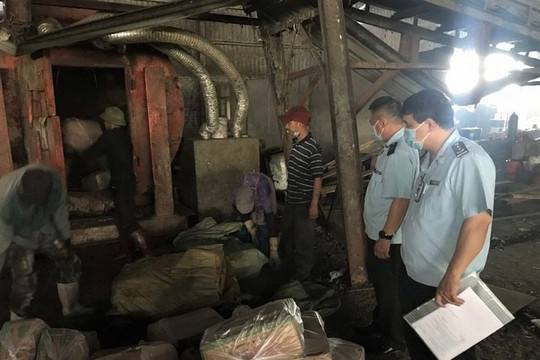 Bắt giữ gần nửa tấn chả mực nhập lậu từ Trung Quốc về Quảng Ninh