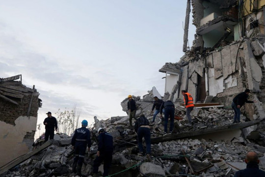 Albania: Động đất mạnh 6,4 độ làm rung chuyển thủ đô Tirana, hơn 150 người thương vong