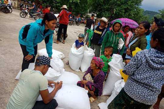 Năm 2019: Xuất cấp hơn 110.780 tấn gạo hỗ trợ đến người dân vùng khó khăn