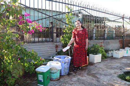 Gia Lai: Hội phụ nữ tích cực thu gom, phân loại rác thải