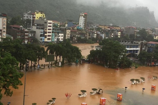 Ngập lụt tại Hà Giang không ảnh hưởng bởi mưa lũ Trung Quốc?