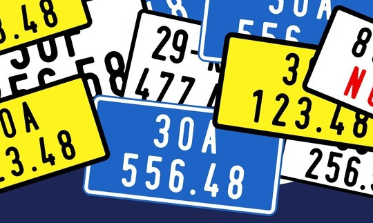 [Infographics] Bạn đã biết cách phân biệt các loại biển số xe từ 1/8?
