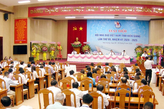 Hội Nhà báo Kiên Giang khai mạc Đại hội lần thứ VII, nhiệm kỳ 2020-2025