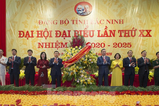 Khai mạc Đại hội Đảng bộ tỉnh Bắc Ninh lần thứ XX, nhiệm kỳ 2020 – 2025