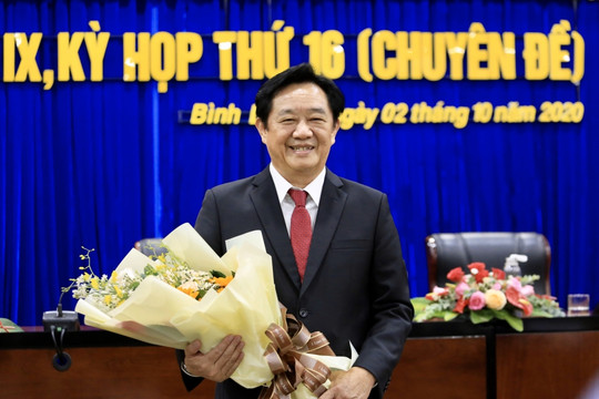 Ông Nguyễn Hoàng Thao được bầu giữ chức Chủ tịch UBND tỉnh Bình Dương