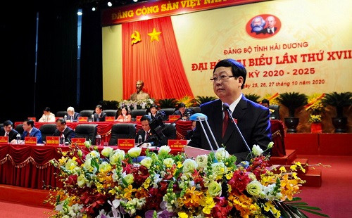 Khai mạc Đại hội Đảng bộ tỉnh Hải Dương lần thứ XVII