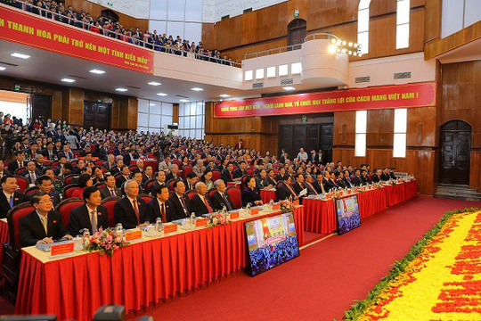 Thanh Hóa: Khai mạc Đại hội đại biểu Đảng bộ tỉnh lần thứ XIX, nhiệm kỳ 2020-2025.