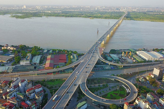 [Infographic] Hà Nội sẽ có thêm 10 cây cầu vượt sông Hồng