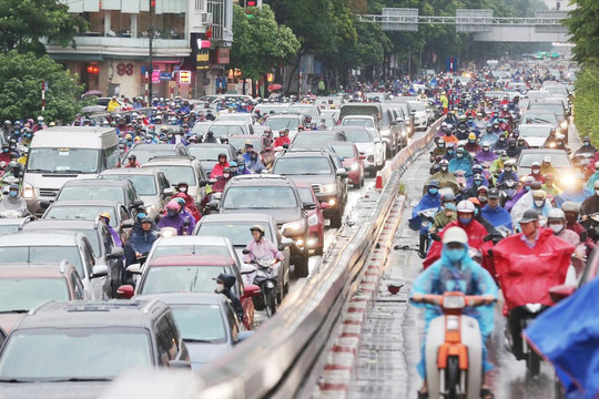 [Infographics] 9 nguyên nhân gây ùn tắc giao thông trên địa bàn Hà Nội