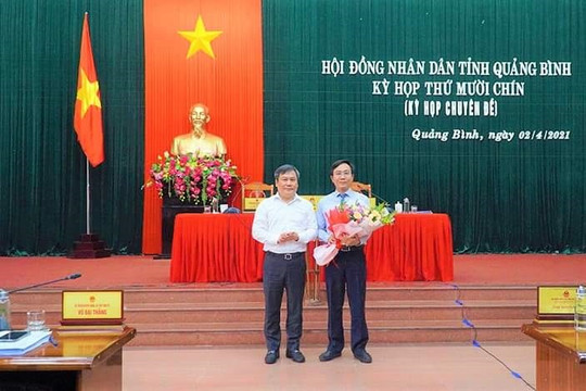 Ông Hoàng Xuân Tân – Bí thư huyện ủy Quảng Ninh được bầu giữ chức Phó Chủ tịch HĐND tỉnh Quảng Bình