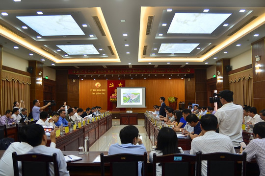 Nhà đầu tư báo cáo kết quả nghiên cứu dự án Cảng hàng không Quảng Trị
