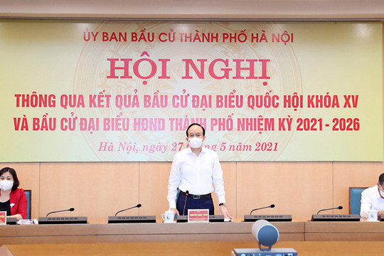 Hà Nội công bố danh sách 95 người trúng cử đại biểu HĐND khóa XVI