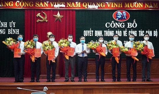 Đồng chí Nguyễn Huệ được bổ nhiệm giữ chức Giám đốc Sở Tài nguyên và Môi trường Quảng Bình