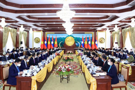 Những dấu ấn trong chuyến thăm CHDCND Lào của Chủ tịch nước Nguyễn Xuân Phúc