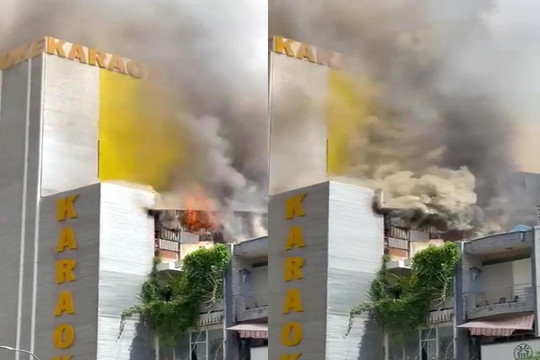 TP Hồ Chí Minh: Cháy lớn tại quán karaoke trên đường Sư Vạn Hạnh