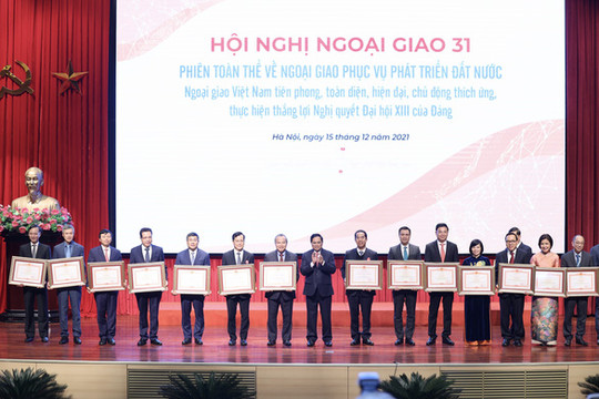 Hội nghị Ngoại giao 31: Thủ tướng nêu phương châm 14 chữ cho ngành ngoại giao